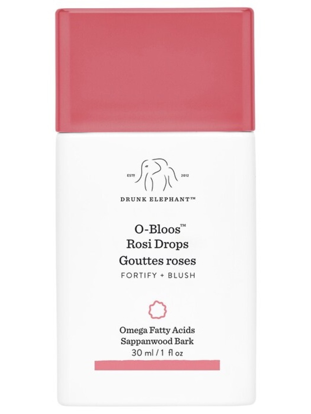 Drunk Elephant O-Bloos Rosi Blush Drops with Vitamin F